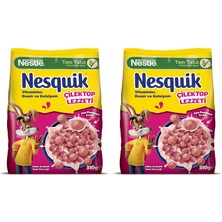 Odea Tr Nestle Nesquik Çilektop Çilek Aromalı Tahıl Gevreği 310 Gram (2 Paketi)