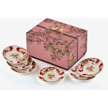 Chiara Alessi Summer Lounge Beyaz Porselen Petit Four Tabağı 7,7x1,4 cm