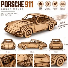 Die Grup Alg Wood Design Spor Otomobil Temalı Ahşap Maket 154 Parça 3D Puzzle Model 38X15X15 cm