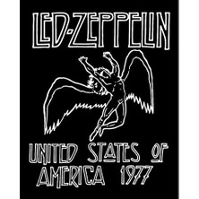 Zepplin Giyim LED Zeppelin 1977 Büyük Sırt Patch Yama