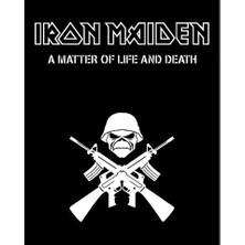 Zepplin Giyim Iron Maiden Matter If Life Büyük Sırt Patch Yama