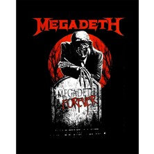 Zepplin Giyim Megadeth Forever On Reels Büyük Sırt Patch Yama