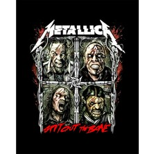 Zepplin Giyim Metallica Spitout The Bone Büyük Sırt Patch Yama