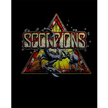 Zepplin Giyim Scorpions Triangle Büyük Sırt Patch Yama