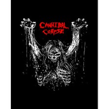 Zepplin Giyim Cannibal Corpse Logo Band Rock Büyük Sırt Patch Yama