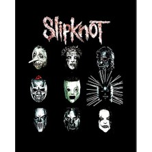Zepplin Giyim Slipknot Group Face Büyük Sırt Patch Yama