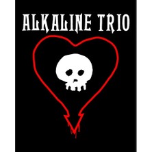 Zepplin Giyim Alkaline Trio Hearth Büyük Sırt Patch Yama