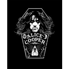 Zepplin Giyim Alice Cooper Moon Of Alice Büyük Sırt Patch Yama