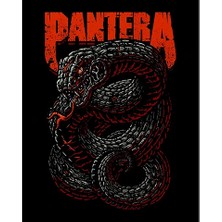 Zepplin Giyim Pantera Snake Büyük Sırt Patch Yama