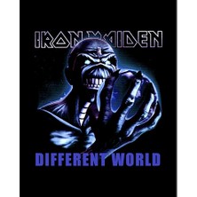 Zepplin Giyim Iron Maiden Different World Büyük Sırt Patch Yama