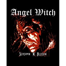 Zepplin Giyim Angel Witch Screamin Büyük Sırt Patch Yama