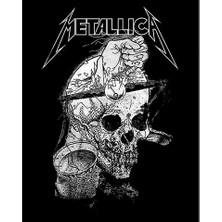 Zepplin Giyim Metallica Chaos Büyük Sırt Patch Yama