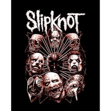 Zepplin Giyim Slipknot Head Büyük Sırt Patch Yama