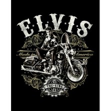 Zepplin Giyim Elvis Made In America Büyük Sırt Patch Yama