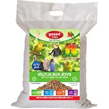 Die Grup Doğal Çam Pelet Evcil Kuş Kafes Altlığı, 10 Kg, 17 Lt