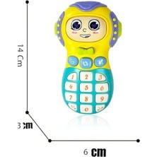 Die Grup Işıklı ve Müzikli Ceptelefonu Bebek Motor Beceri Gelişimi Müzikli Oyuncak Ceptelefonu Bebek Oyunca, VRD-855-40A