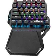 SBN - Store KB-R77 Palm USB Backlight Outemu Blue Switch Mekanik 36 Tuşlu Mini Gaming Oyuncu Klavyesi