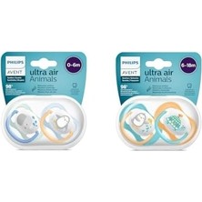 SBN - Store Avent SCF080/05 Ultra Air Emzik (0-6 Ay) Erkek & SCF080/07 Ultra Air Emzik (6-18 Ay) Erkek