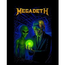 Zepplin Giyim Megadeth Rust In Peace Alien Büyük Sırt Patch Yama