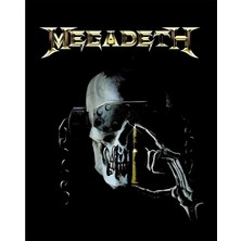 Zepplin Giyim Megadeth Warchest Büyük Sırt Patch Yama