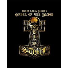 Zepplin Giyim Black Label Society Order Of The Black Büyük Sırt Patch Yama