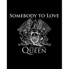 Zepplin Giyim Queen Somebody To Love Büyük Sırt Patch Yama