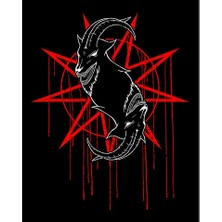 Zepplin Giyim Slipknot Goat From Hell Büyük Sırt Patch Yama