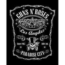 Zepplin Giyim Guns N Roses Paradise Büyük Sırt Patch Yama