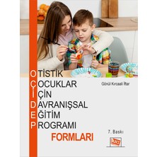 Anı Yayıncılık Otistik Çocuklar İçin Davranışsal Eğitim Programı Formları