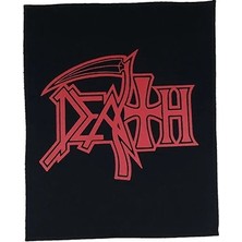 Zepplin Giyim Death Logo Büyük Sırt Patch Yama