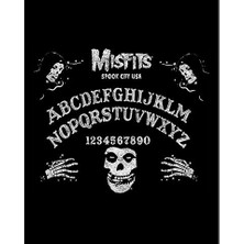 Zepplin Giyim Misfits Ouija Board Büyük Sırt Patch Yama