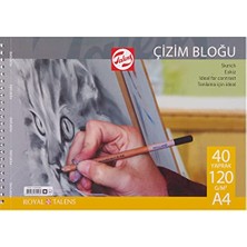 Die Grup Çizim ve Resim Bloğu 120 gr - A34 - 40 Yaprak Spiralli
