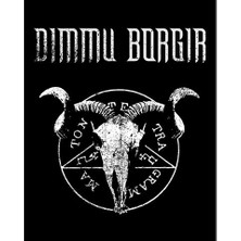Zepplin Giyim Dimmu Borgir Graphic Büyük Sırt Patch Yama