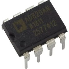 Gollum Teknoloji AD820ANZ Dıp-8 Tek Kanal Rail-To-Rail Çıkışlı Jfet Girişli Düşük Güçlü Op-Amp Analog Devices
