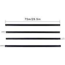 SBN - Store Andoer 2 x 3 M / 6,6 x 10 Ft Stüdyo Arka Plan Standı Tutucu Alüminyum Alaşım Ayarlanabilir Fotoğraf Arka Planı Destek Sistemi Taşıma Çantası ile 3 Par