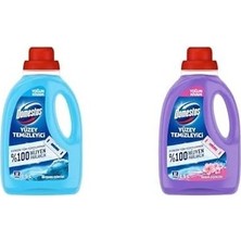 SBN - Store Domestos Seti | Yoğun Kıvam Okyanus 1500 ml X1 + Çiçekleri Maksimum Hijyen Tüm Yüzeyler Için 1500 ml X1