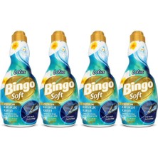 Bingo Soft Lotus Konsantre Yumuşatıcı Kırışıklık Karşıtı 1200 ml 4 Lü