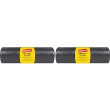 SBN - Store Orta Boy Çöp Torbası 20 Adet 55X60 Cm, Sızdırmaz & Yırtılmaz, Çift Katlı, Geri Dönüştürülebilir Çöp Poşeti, Fabrika, Market, Restoran, Bahçe, Otel, Of