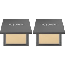 SBN - Store Kompakt Pudra - 12 Saate Kadar Kalıcılık - Soğuk-Nötr Cilt Alt Tonu - Compact Powder 06 Creamy (2 Paketi)