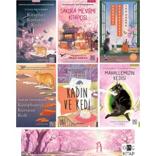 Athica Yayınları Kitapları Kurtaran Kedi - Sakura Mevsimi Kitapçısı - Tsubaki Kırtasiyesi - Kütüphaneyi Kurtaran Kedi - Kadın ve Kedi - Mahallemizin Kedisi Sempati Serisi 6 Kitap Set
