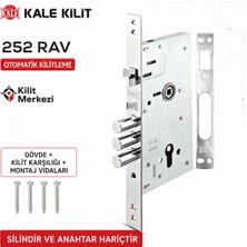 Kale Kilit Kale 252 Rav Monoblok Çelik Kapı Kilit Gövdesi ve Karşılığı - Silindir Hariç