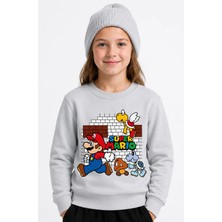 Book OrBook Super Mario Bricks Sweatshirt Kız Çocuk (CSW130)
