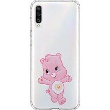 Mobilpad Samsung Galaxy A50/A30S Uyumlu Sevimli Ayıcık Desenli Şeffaf Telefon Kılıfı