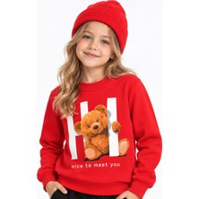 Book OrBook Teddy Bear Sweatshirt Kız Çocuk (CSW022)