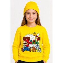 Book OrBook Super Mario Bricks Sweatshirt Kız Çocuk (CSW130)
