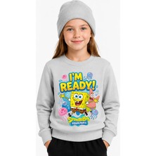 Book OrBook Sünger Bob I'm Ready Sweatshirt Kız Çocuk (CSW028)