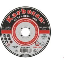 Karbosan Inox Thinline Kesici 115X1.0X22 -180X1.9X22 -230X1.9X22