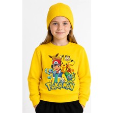 Book OrBook Ash ve Pikachu Sweatshirt Kız Çocuk (CSW029)