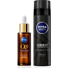 SBN - Store Men Erkek Tıraş Jeli Deep Dimension 200ML ve Q10 Kırışıklık Karşıtı Çift Etkili Cilt Serumu 30ML