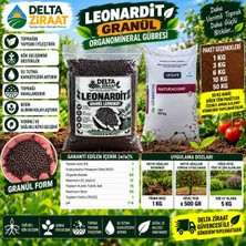 Gübretaş Leonardit Granül Organomineral Gübre – %50 Organik Madde, %15 Humik Fulvik Asit – 1 kg / 3 kg / 6 kg / 10 kg / 50 kg